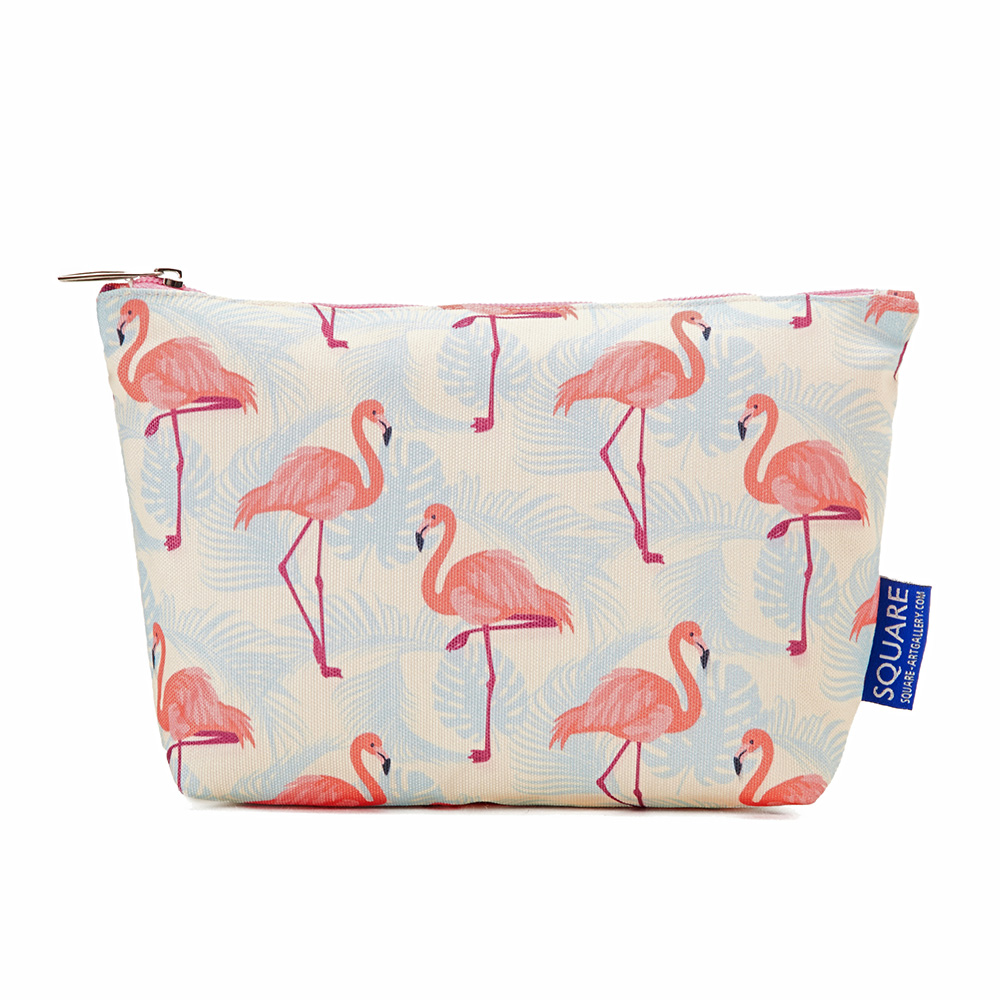 Flamingo World Makeup Bag – Square Trends