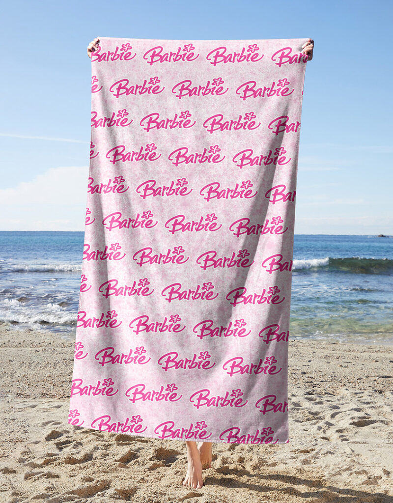 Barbie beach on sale towel